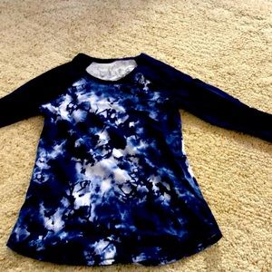 2 Long sleeve marble Shirt